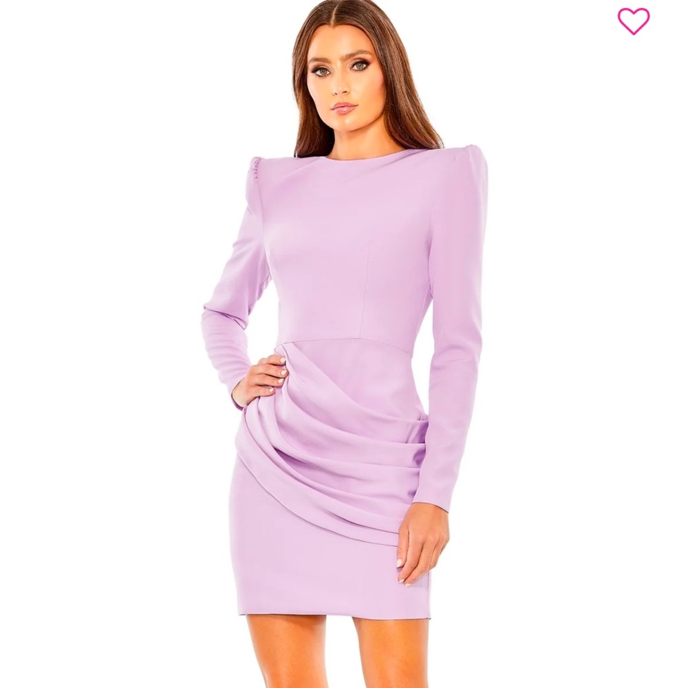 NEW Macduggal lilac/lavender mini dress size 4